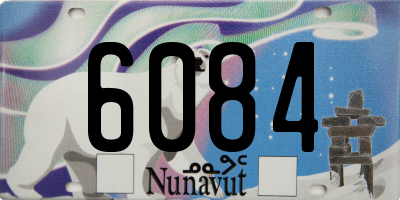 NU license plate 6084