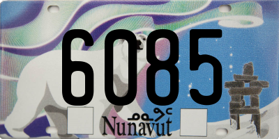 NU license plate 6085