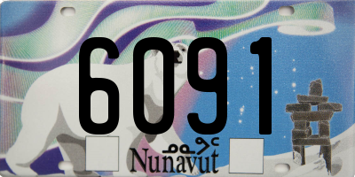 NU license plate 6091