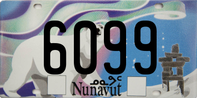 NU license plate 6099