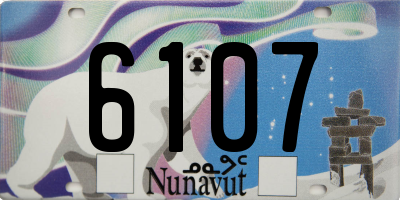 NU license plate 6107