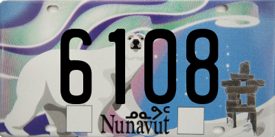 NU license plate 6108