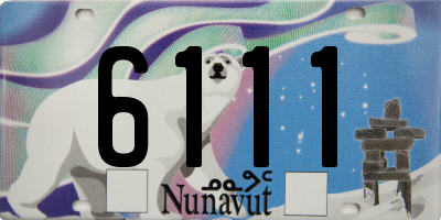 NU license plate 6111