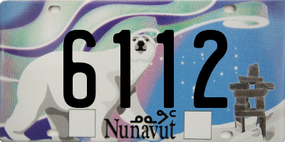 NU license plate 6112