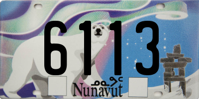 NU license plate 6113