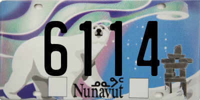 NU license plate 6114