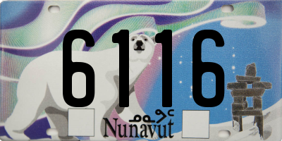 NU license plate 6116