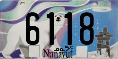 NU license plate 6118