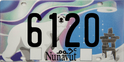 NU license plate 6120