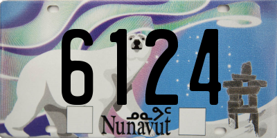 NU license plate 6124