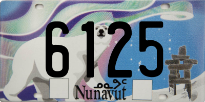 NU license plate 6125