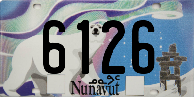 NU license plate 6126