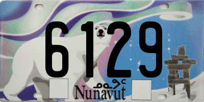 NU license plate 6129