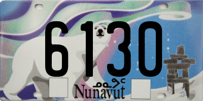 NU license plate 6130