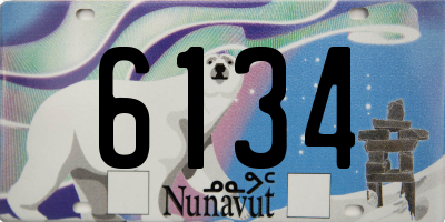 NU license plate 6134