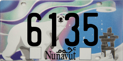 NU license plate 6135