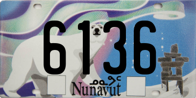 NU license plate 6136