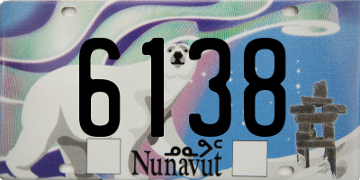 NU license plate 6138