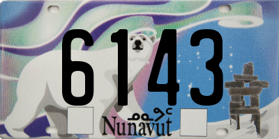 NU license plate 6143