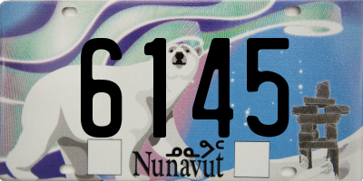 NU license plate 6145