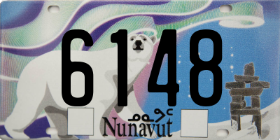 NU license plate 6148