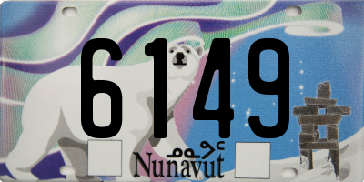 NU license plate 6149