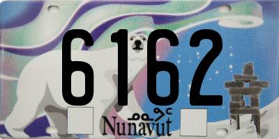 NU license plate 6162