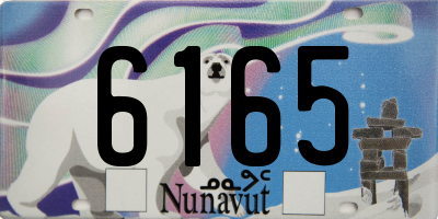 NU license plate 6165