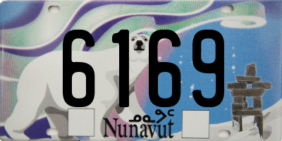 NU license plate 6169