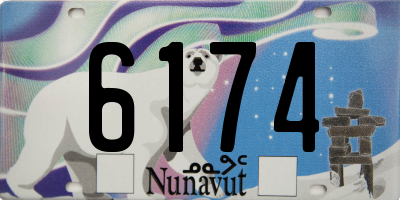 NU license plate 6174