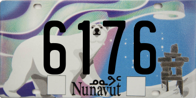 NU license plate 6176