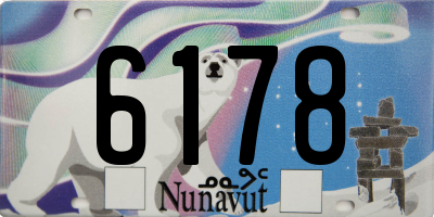 NU license plate 6178