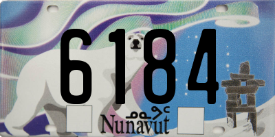 NU license plate 6184