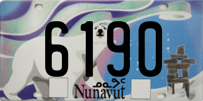 NU license plate 6190