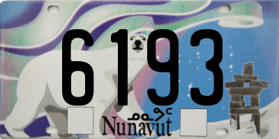 NU license plate 6193