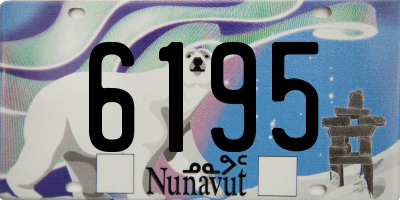 NU license plate 6195