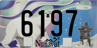 NU license plate 6197