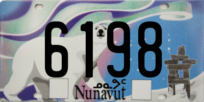 NU license plate 6198