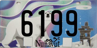 NU license plate 6199