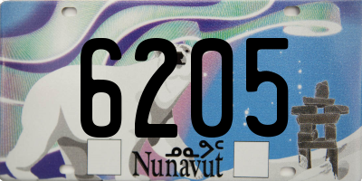 NU license plate 6205