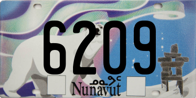 NU license plate 6209