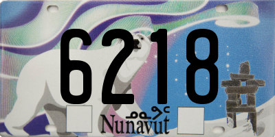 NU license plate 6218