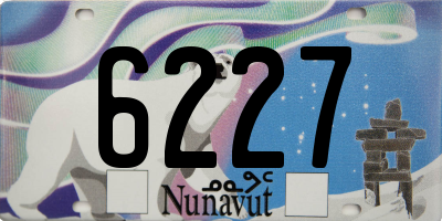 NU license plate 6227