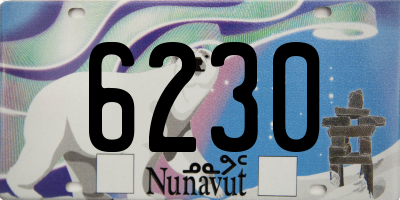 NU license plate 6230