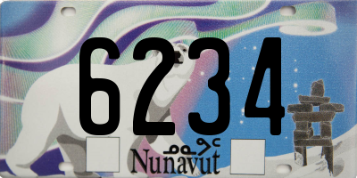 NU license plate 6234