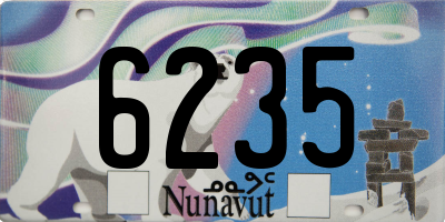 NU license plate 6235