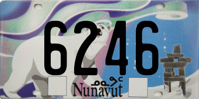 NU license plate 6246