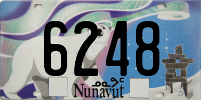 NU license plate 6248