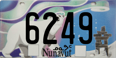 NU license plate 6249