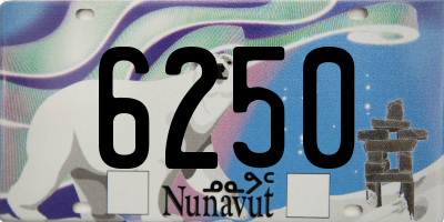 NU license plate 6250